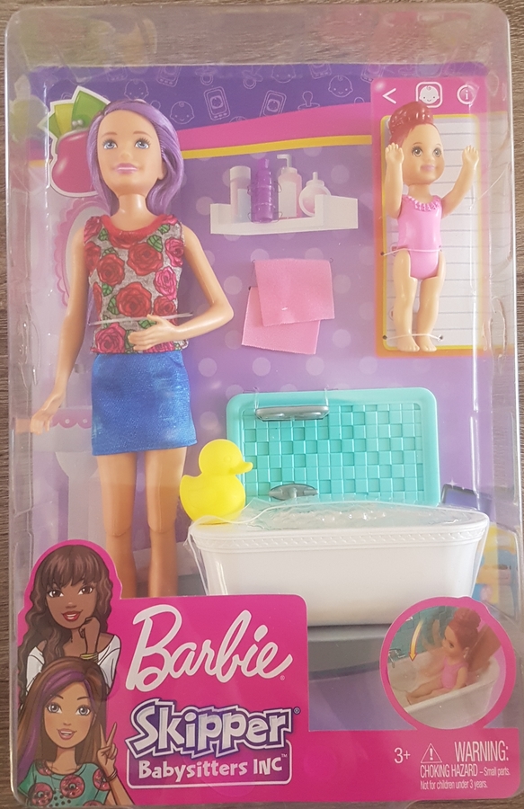 barbie skipper bath