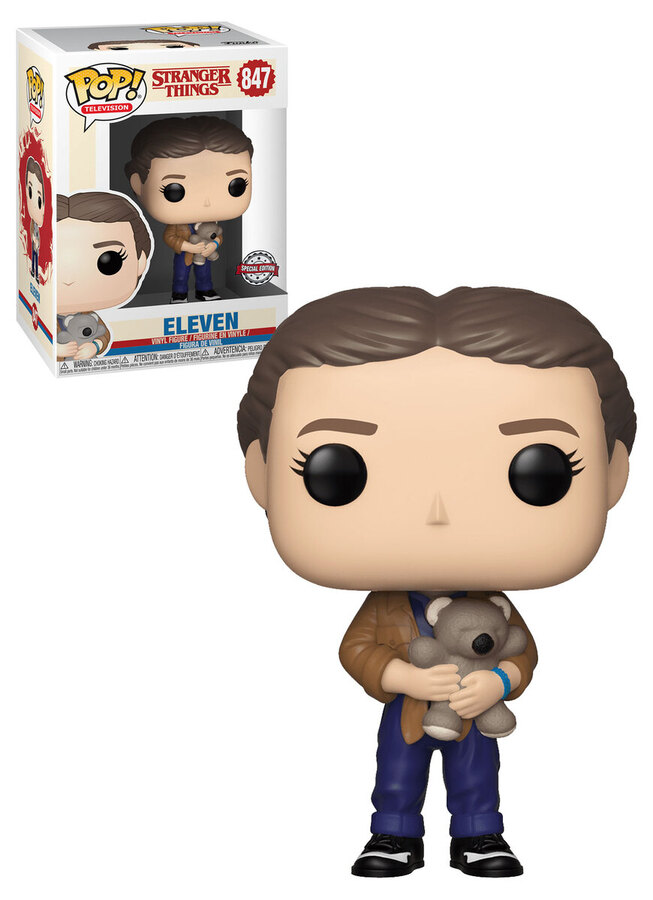 Funko Pop Stranger Things Eleven With Bear 847 Vinyl Figure