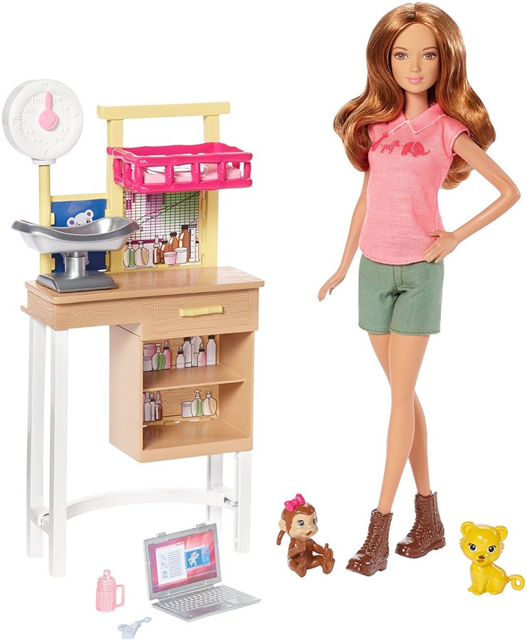 barbie vet play set