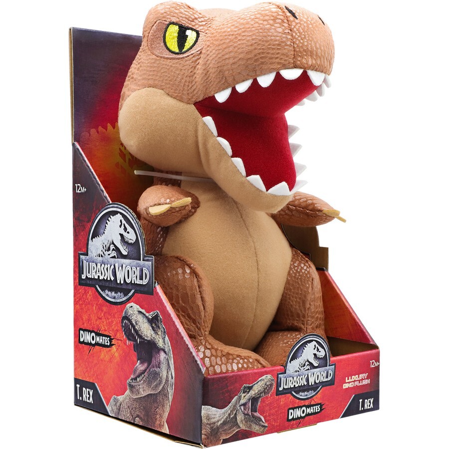 Jurassic World Dinomates T.Rex Luxury Dino Plush 25cm | Lemony Gem Toys ...