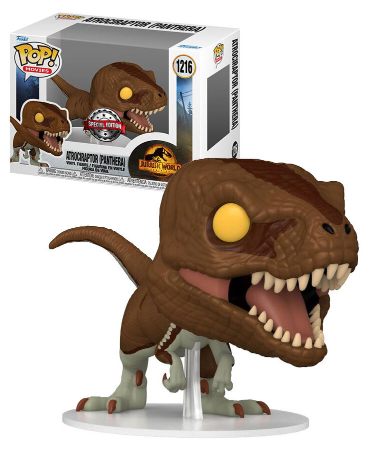 Funko Pop Jurassic World Dominion Atrociraptor Panthera 1216 Vinyl Figure Lemony Gem Toys Online 2058