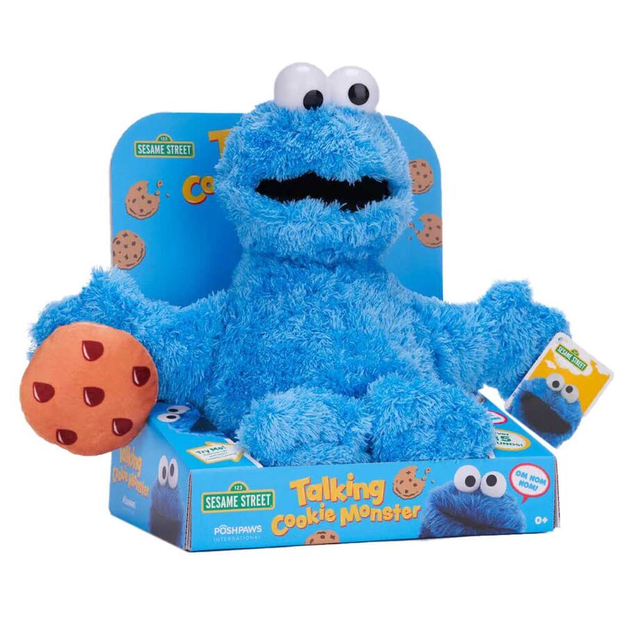 Playskool Sesame Street Talking 123 Cookie Monster Plush Counts