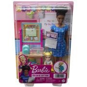 Barbie Teacher and Toddler Doll & Playset Brunette HCN20