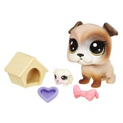 Littlest Pet Shop Adorable Adenture Bullena Doghouser #85 Scamper Doghouser #86