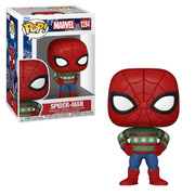 Funko Pop Marvel Spider-Man Holiday (Sweater) #1284 Vinyl Figure