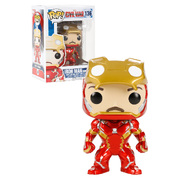 Funko Pop Captain America Civil War Iron Man (Unmasked) #136 (slight damage)