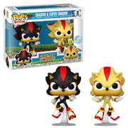 Funko Pop Sonic The Hedgehog Shadow & Super Shadow Glow 2 Pack Vinyl Figure