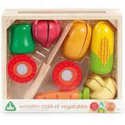 ELC Early Learning Centre Wooden Crate of Vegetables