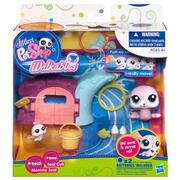 Littlest Pet Shop Walkables #2493 Mommy Seal, #2494 Seal Cub 