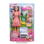 Barbie Pink Passport Paris Doll and Accessories HWH99