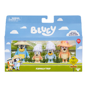 Bluey Family Trip Figurines 4 Pack