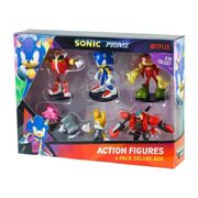 Sonic Prime 7.5cm Collectible Figures 6 Pack Deluxe Box - Pack 1