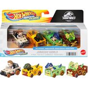 Hot Wheels Racerverse Set Of 4 Die-Cast Jurassic World