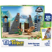 Tile Town Jurassic World Dino Escape Magnetic Tiles Playset