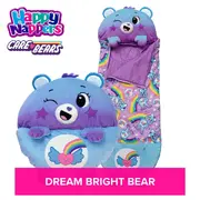 Happy Nappers Care Bears On The Go Sleep Sack Surprise Pillow - Dream Bright Bear