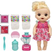 Baby Alive Magical Mixer Baby Doll Strawberry Shake Blender (Plastic Free Packaging)