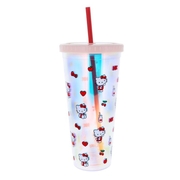 Hello Kitty Pretty in Pink Beaker & Straw