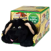 Pound Puppies Newborns Black Plush