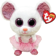 Ty Beanie Boos Regular 6" Nina the Mouse with Tutu Plush