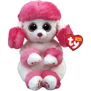 Ty Beanie Bellies Regular 6" HEARTLY the Valentine's Poodle Dog Plush