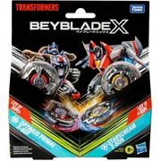 Beyblade X: Transformers Collab Optimus Primal 3-60F vs. Starscream 3-80N