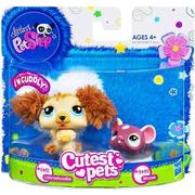 LPS Littlest Pet Shop Cutest Pets Labradoodle #2421 Mouse #2422 (Slight Damage)