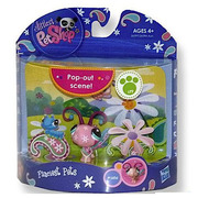 LPS Littlest Pet Shop Fanciest Pets Butterfly #1838 Pop-out Scene (damaged box) 