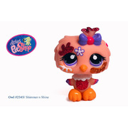 LPS Littlest Pet Shop Shimmer n Shine pets Owl #2345