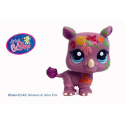 LPS Littlest Pet Shop Shimmer n Shine pets Rhino #2342