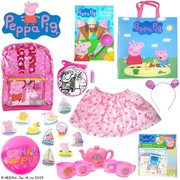 Peppa Pig Showbag-Backpack, Tea Set, Activity Set