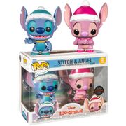 Funko Pop Disney Lilo & Stitch  Winter Stitch and Angel 2 pack Vinyl Figure