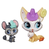 Littlest Pet Shop Roxy Reddington 3810 & Dusty West 3811