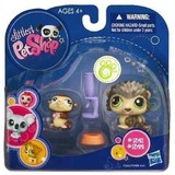 LPS Littlest Pet Shop Porcupine #1321 & Hamster #1322 (damaged box)