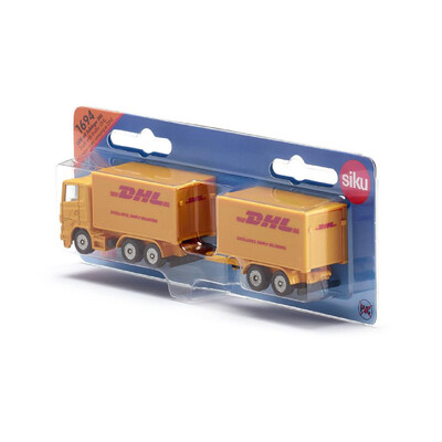 Siku 1694 Die-Cast Vehicle Truck with Trailer DHL