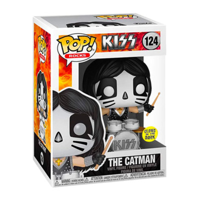 Funko Pop Rocks Kiss The Catman Glow in the Dark #124 Vinyl Figure