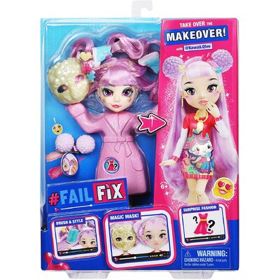 FailFix Kawaii.Qtee Total Makeover Doll Pack 8.5" Fashion Doll