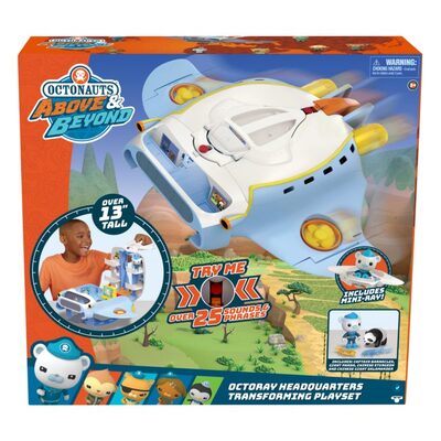 Octonauts Above & Beyond Octoray Transforming Playset 25+ Lights And Sounds