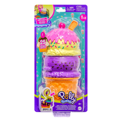  Polly Pocket Spin 'n Surprise Playground Playset