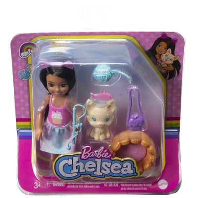 Barbie Chelsea Doll & Pet Kitten With Accessories