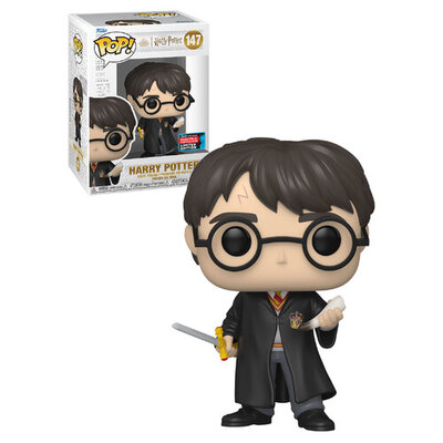 Funko POP Harry Potter with Gryffindor Sword and Basilisk Fang NYCC 2022 #147   