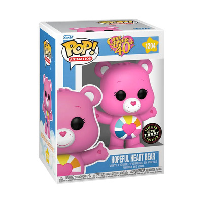 Funko Pop Care Bears 40th Hopeful Heart Bear (Chase Glow) #1204 