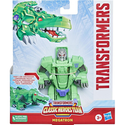 Transformers Classic Heroes Team Megatron Gator Converting Toy 4.5-Inch Figure