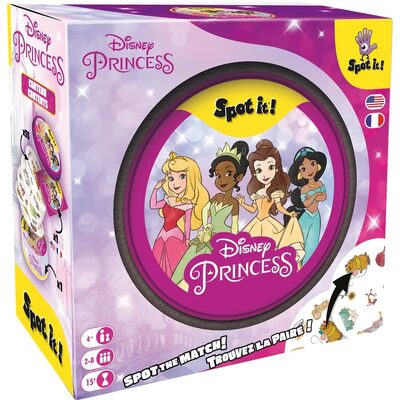 Spot It! Disney Princess Classic Game Card with 55 Cards