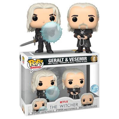 Funko POP The Witcher 2019 Geralt & Vesemir 2 Pack Vinyl Figure