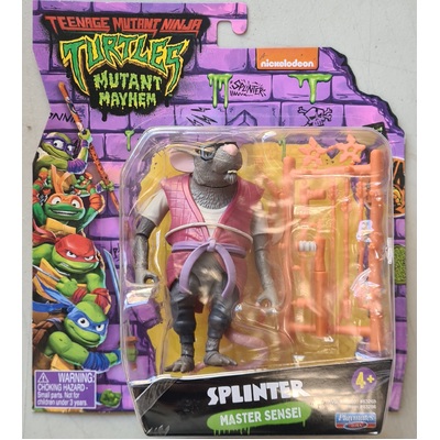 TMNT Teenage Mutant Ninja Turtles Mayhem Action Figure Splinter Master Sensei