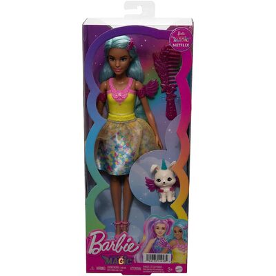 Barbie A Touch Of Magic Doll With Fairytale Outfit And Pet Teresa HLC36