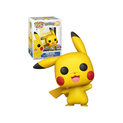 Funko POP Pokemon Pikachu Waving Diamond Glitter #553 Vinyl Figure