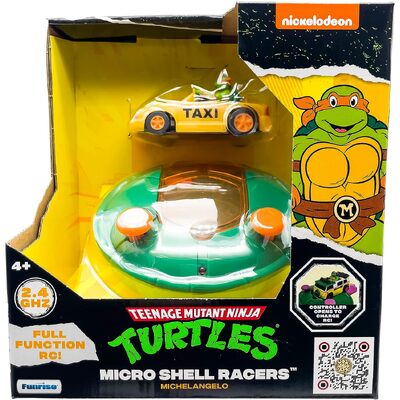 TMNT Teenage Mutant Ninja Turtles Radio Control Micro Shell Racers Michelangelo