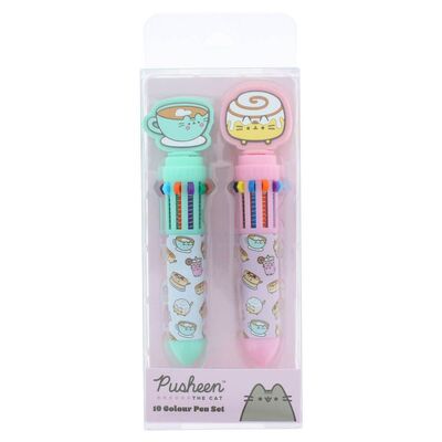 Pusheen The Cat Breakfast Club 10 Colour Pen Set