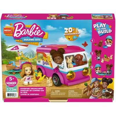 Mega Construx Barbie Building Sets Adventure Dream Camper